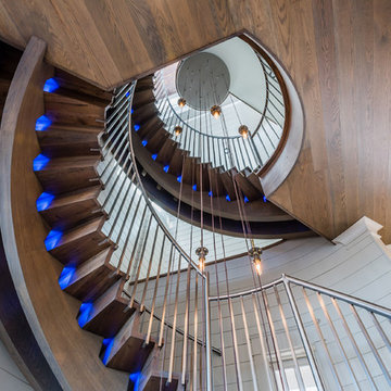 Contemporary Curved Stairs