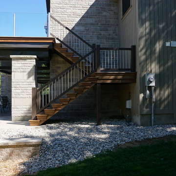 Contemporary Exterior Stairs