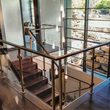 Contemporary Glass Staircase