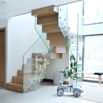 Contemporary Glass Staircases