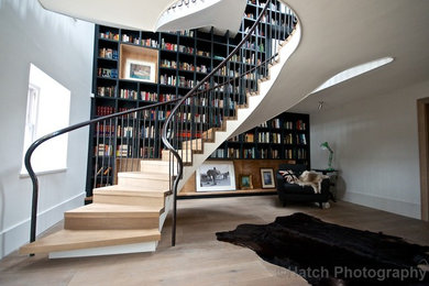 Inspiration for a contemporary staircase in Kent.