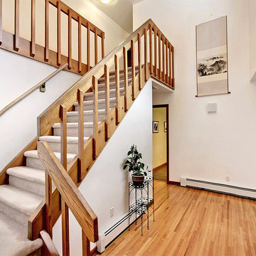 Contemporary in Long Valley NJ - Foyer and Stairs