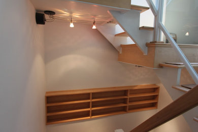 Contempory Stair Remodel in Columbus