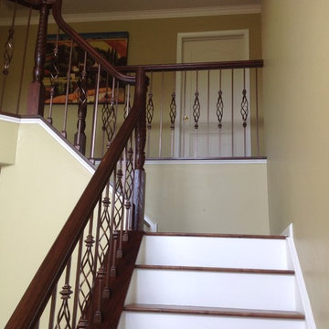 Copper Vein Balusters with Large Newel Posts - Sewell, NJ