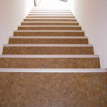 Cork Mosaic Floor Tiles