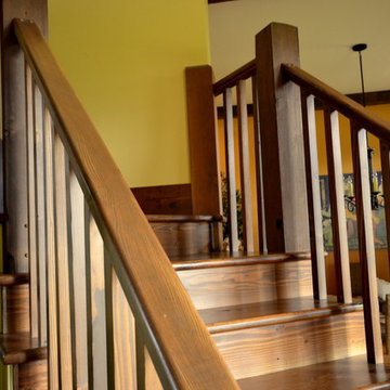 Country Home Using Reclaimed Wood from an Old 1800's Barn on the Property