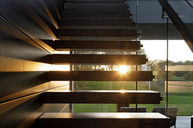 Inspiration for a contemporary staircase in Cheshire.