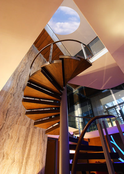 Contemporary Staircase by D'Perception Ritz