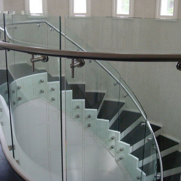 Curve Glass railing