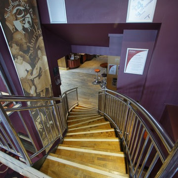 Curved Helix Staircase