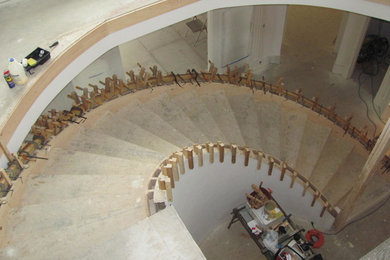 Photo of a mediterranean staircase in Boston.