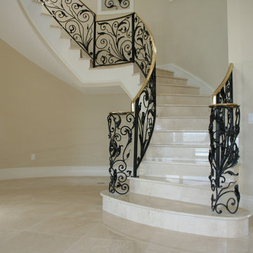 Curved Stair Project. Braddock Res. Melbourne Beach FL