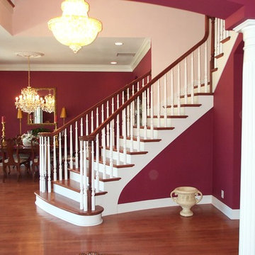 Curved Stair Project. Harris Residence. Melbourne Fl