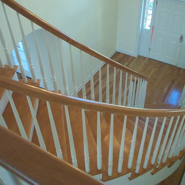 Curved Stair Project. Mead Residence. Rockledge Fl