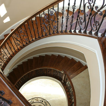 Curved Stair Project. Nieves Residence. Cocoa Fl