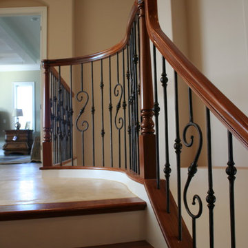 Curved Stair Project. Potter Residence. Merritt Island Fl
