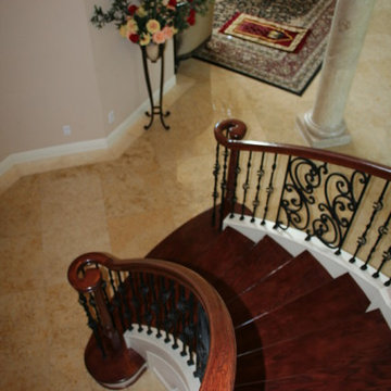 Curved Stair Project. Quadri Residence. Melbourne Fl