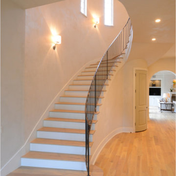 Curved Staircase Feature