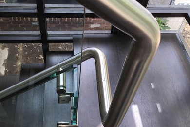 Custom Brushed Stainless Steel Handrails