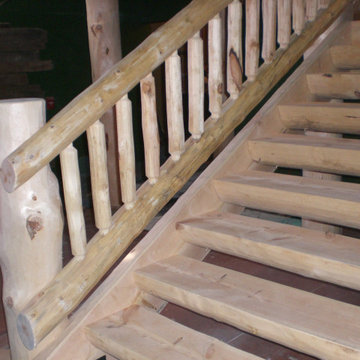 Custom Cabin Staircase