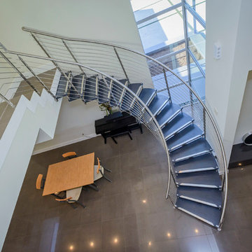 Custom Curved Staircase