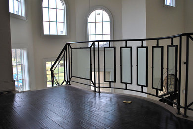 Staircase - contemporary staircase idea in Raleigh