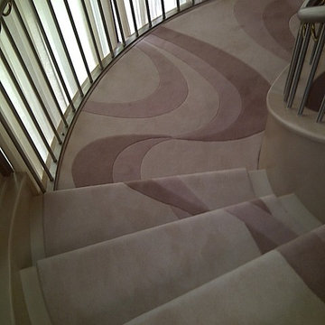 Custom hand carved runner