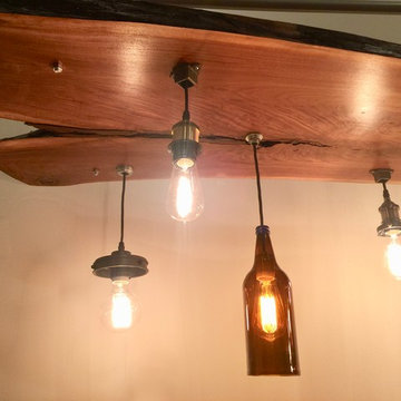 Custom Live Edge Light Fixture 6.4ft