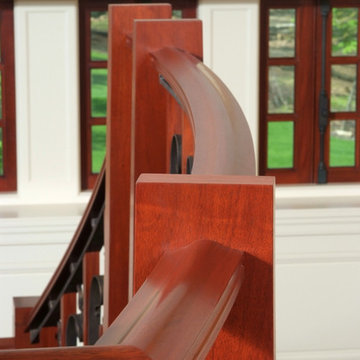 Custom Mahogany Staircase