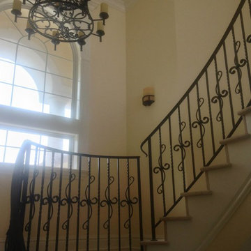 Custom Metal Ornate Stair Railing