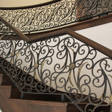 Custom ornamental iron railings South Barrington Illinois