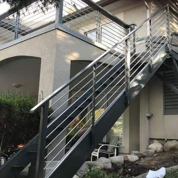 Custom Outdoor Railings and Staircase