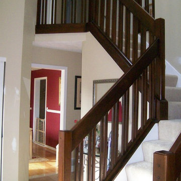 Custom Refinished Stairway