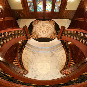 Custom Santos Mahogany Stair
