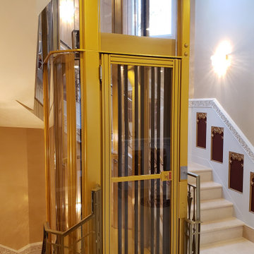 Custom Shaped Artisan Home Elevator