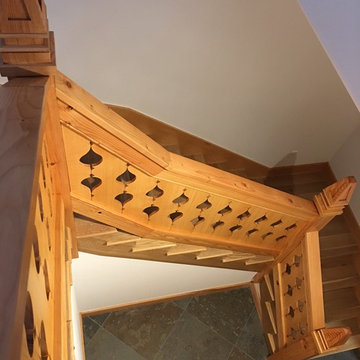 Custom stair rail