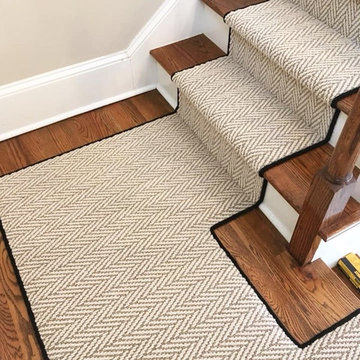 Custom Stair Runner with Professional Installation