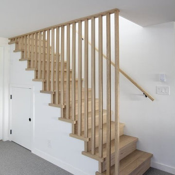 Custom Stairs with White Oak Flooring