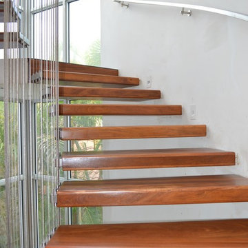 Customized Brazilian Cherry Staircase