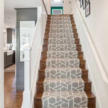 Customized Transitional Staircase