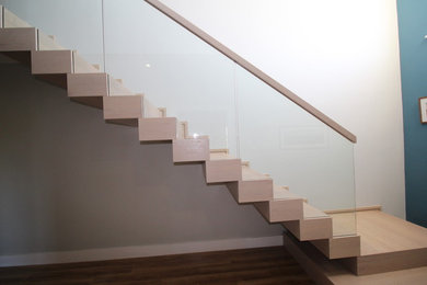 This is an example of a modern staircase in Dublin.