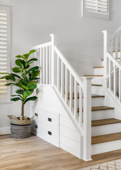 Beach Style Staircase by Kennedy Cole Interior Design