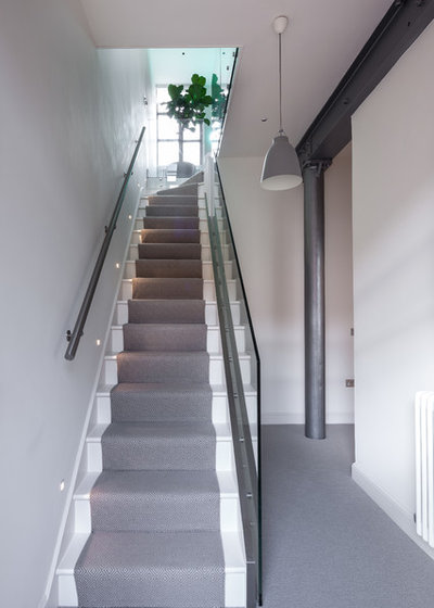 Industrial Staircase by Michelle Chaplin Interiors
