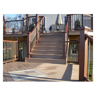 Deck Steps and Landings - Contemporary - Staircase - Baltimore - by ...