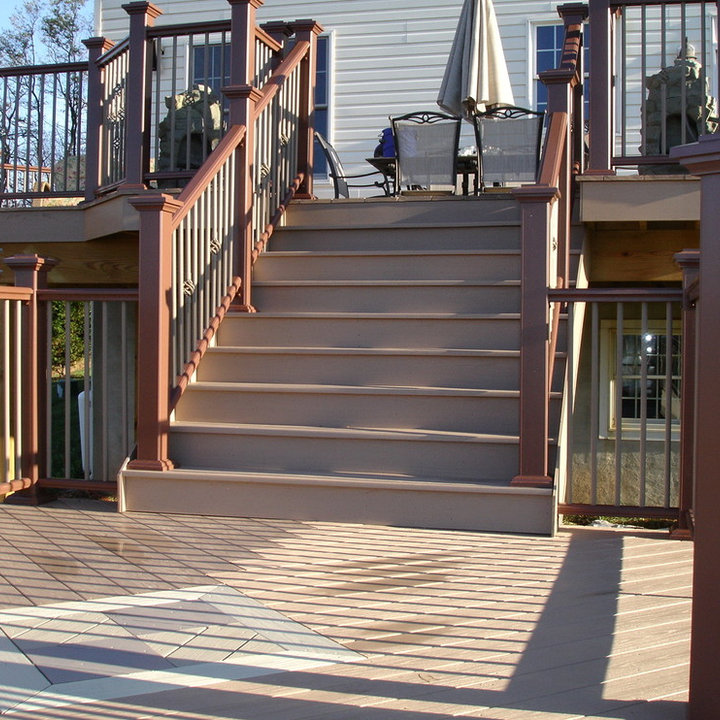 Deck Stair Landing Photos And Ideas Houzz 