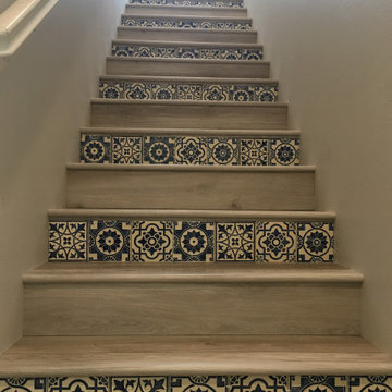 Deco Tiled stair riser