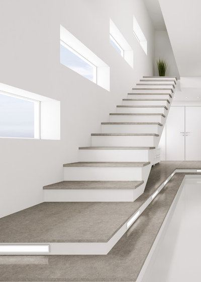 Contemporary Staircase by Cosentino