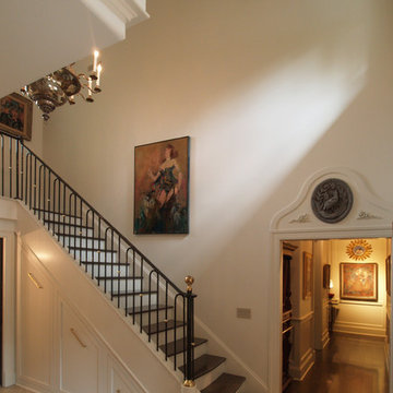 Dignified Duplex: Back Hall Stair