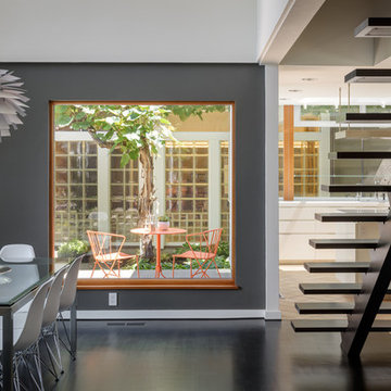 Dining Room Looking Out to Patio