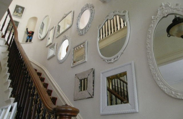 Eclectic Staircase by Donna Thomas Vintage Chic Furniture